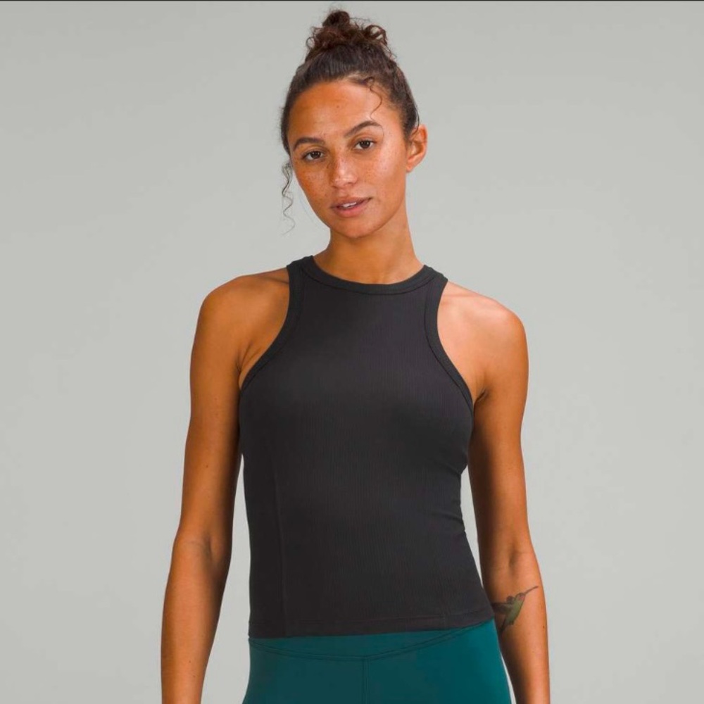 NWT Lululemon Ribbed Nulu Racerback Yoga Tank Top Size 8